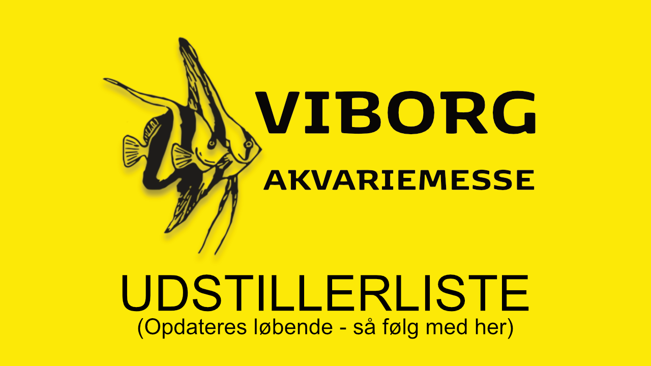 Udstillerliste Viborg Akvariemesse 2021
